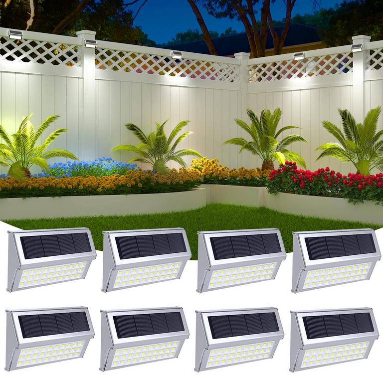 ROSHWEY SOLAR FENCE LIGHTS 8PK