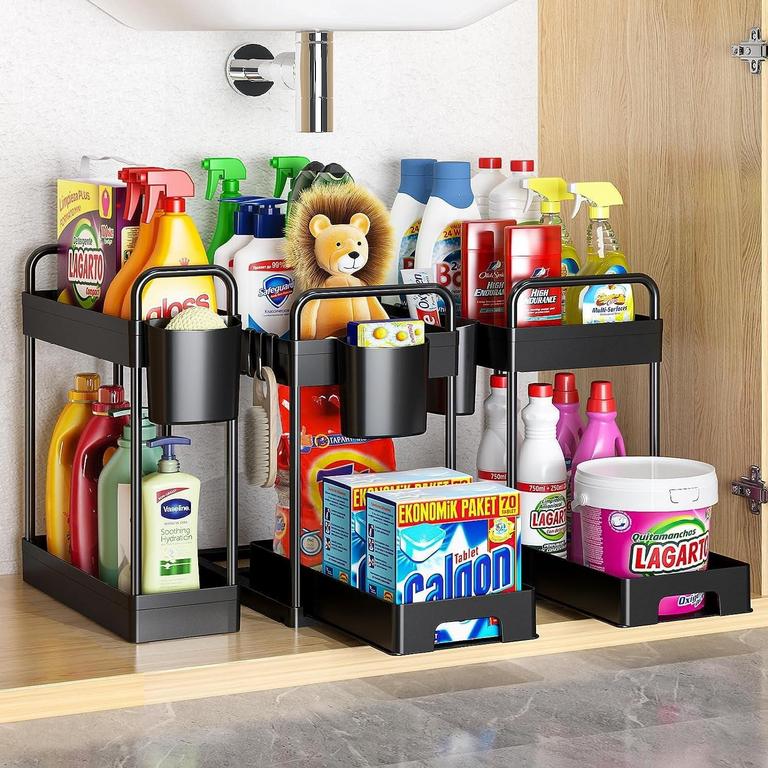 TAIMASI 2-TIER BATHROOM ORGANIZER 3PK 