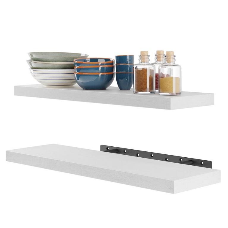 BATODA 24IN FLOATING SHELVES 2PK
