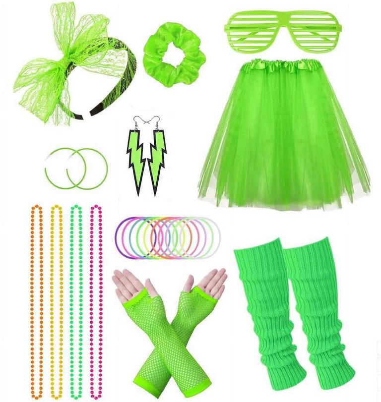 LORITTA 80S COSTUME SET OS