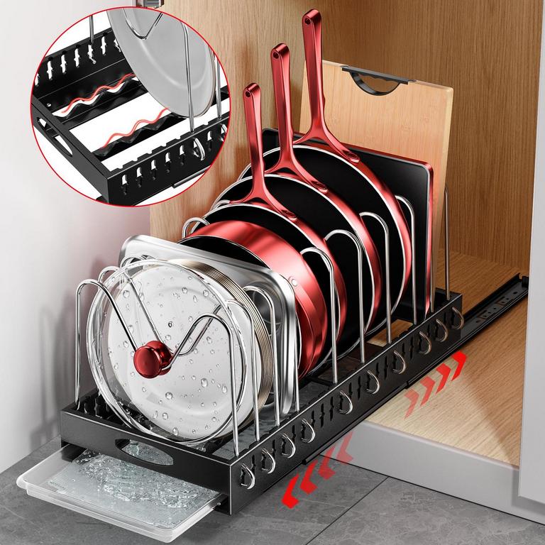 POKIPO PULL OUT POT & PAN ORGANIZER