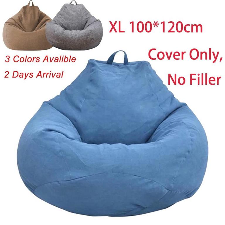 CANDEY BEAN BAG COVER XL BLUE