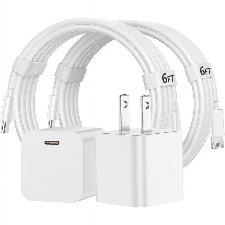 UZEZA 20W FAST USB-C TO LIGHTNING CHARGERS 2PK