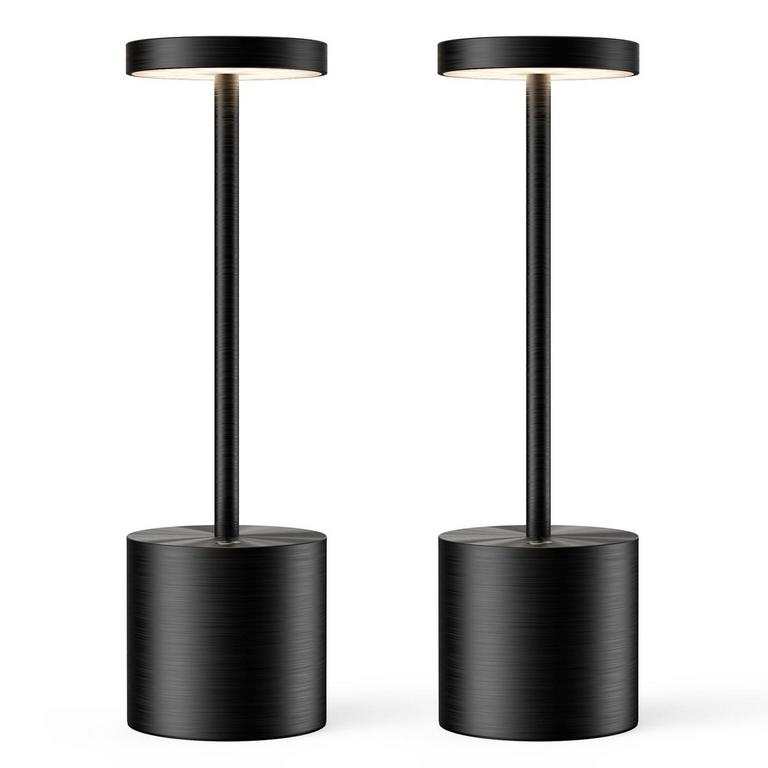 ZENITHLIGHT 10.25IN CORDLESS TABLE LAMPS 2PK