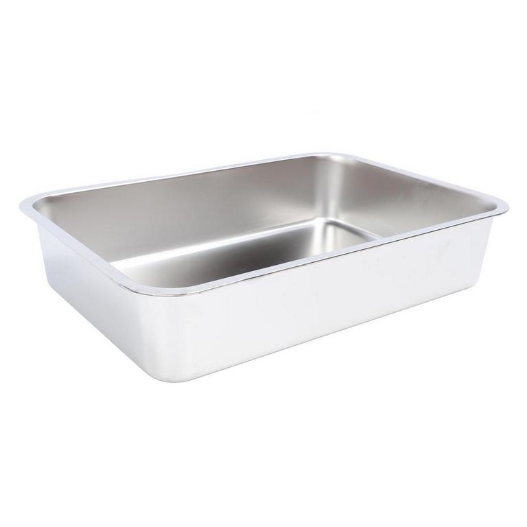 ZERODIS STAINLESS CAT LITTER BOX 19.7"L