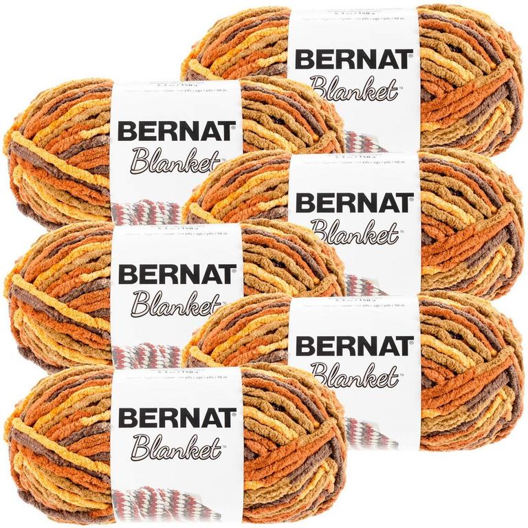 BERNAT FALL BLANKET YARN 6PK