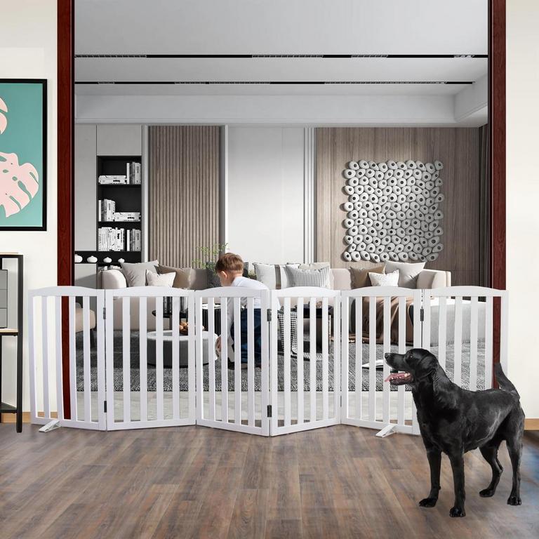 ZJSF FOLDABLE DOG GATE 32IN X 120IN