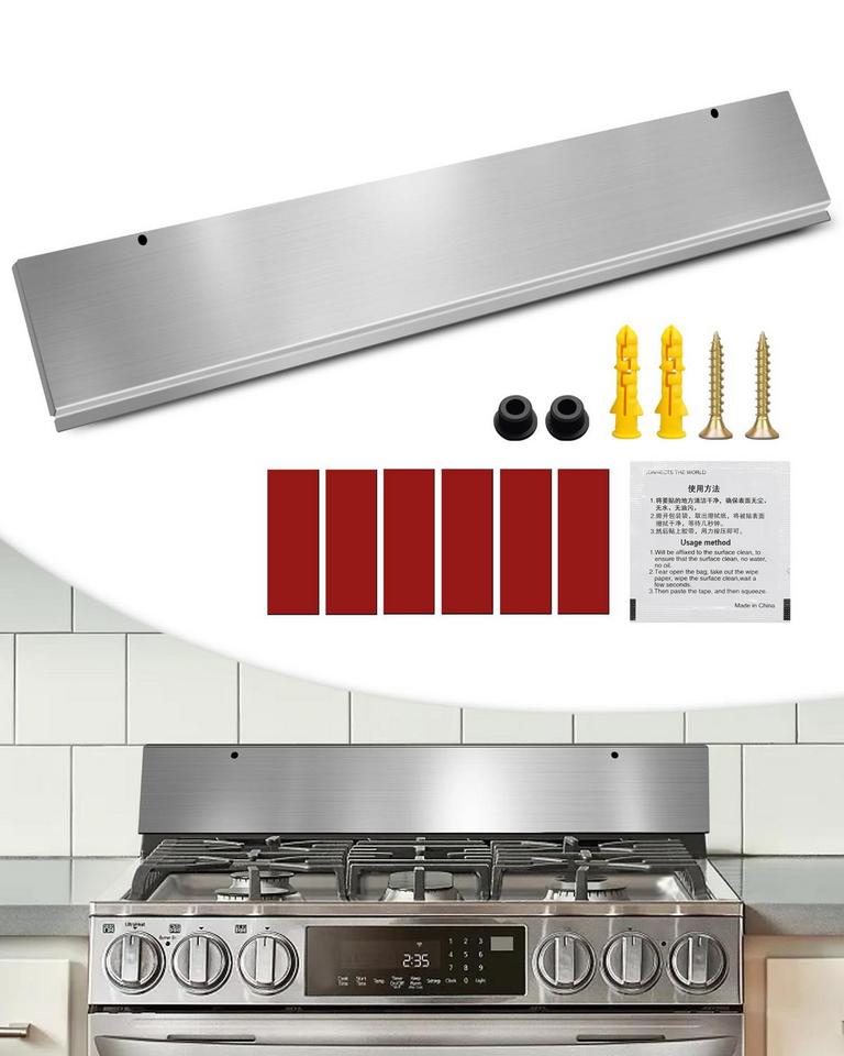 KRYSOLAD 29.75IN X 4.75IN STOVE BACKSPLASH
