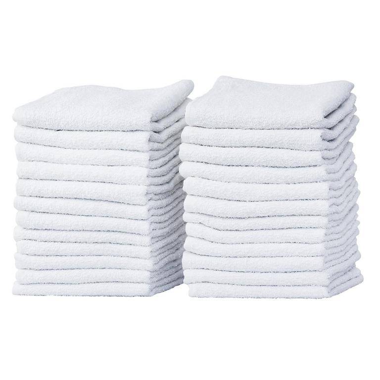 24PK COTTON WASHCLOTHS