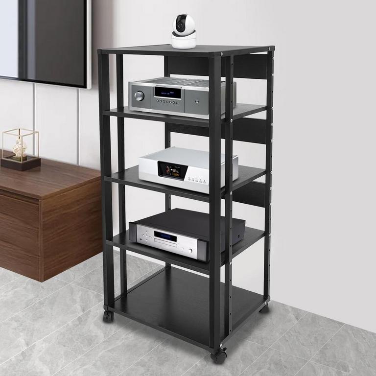 MACAHIMIA 5-TIER MEDIA RACK