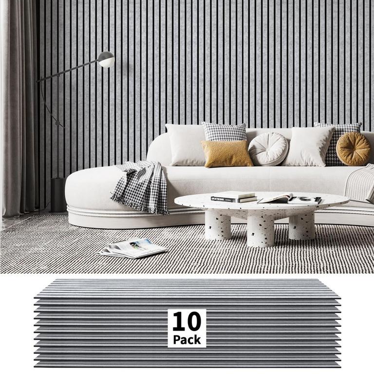 ART3DWALLPANELS 10-PACK 4FT X 1FT SOUNDPROOF PANELS
