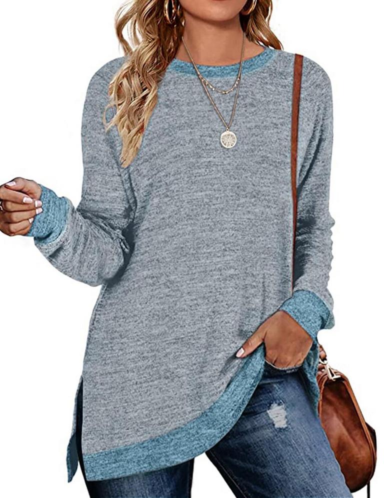 L COLORBLOCK TOP