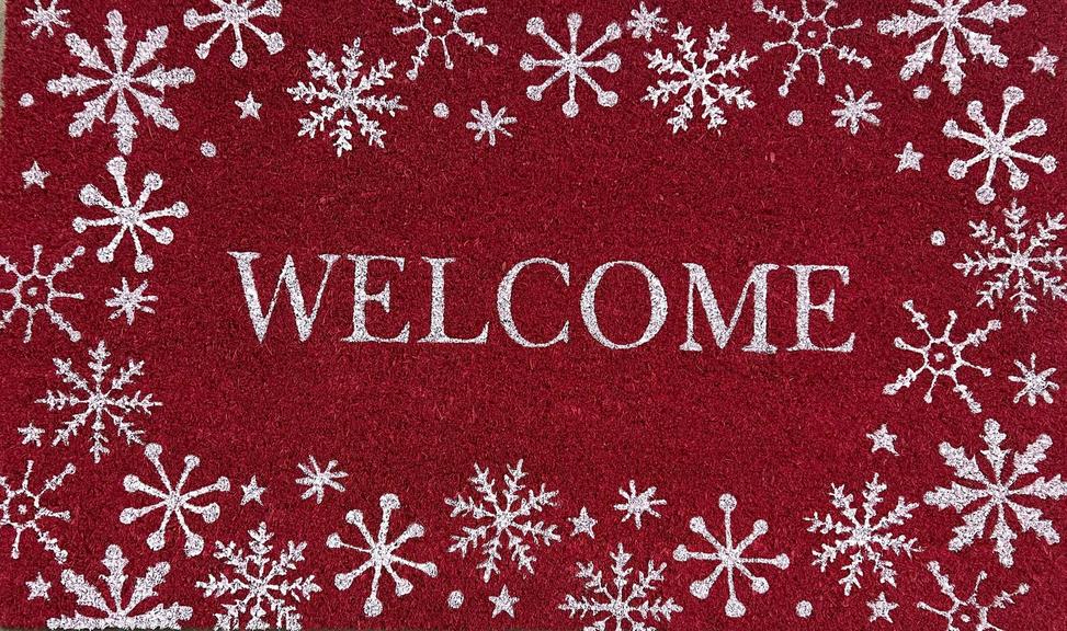 18X30IN SNOWFLAKE DOORMAT