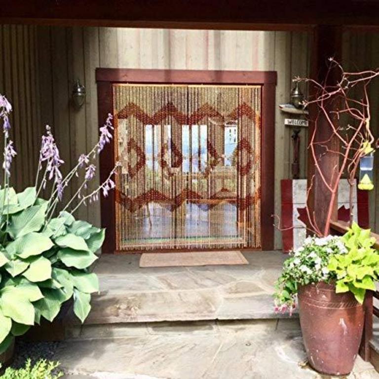 BEADED STRING CURTAIN 35.5IN X 77IN