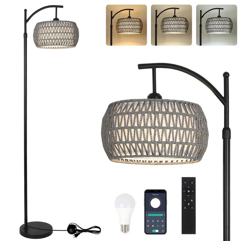 EYASSI ARC FLOOR LAMP 65-72.8IN 