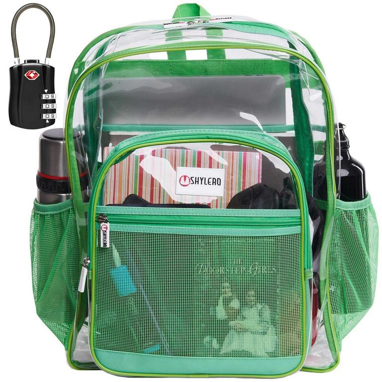 CSHIDWORLD XL CLEAR BACKPACK