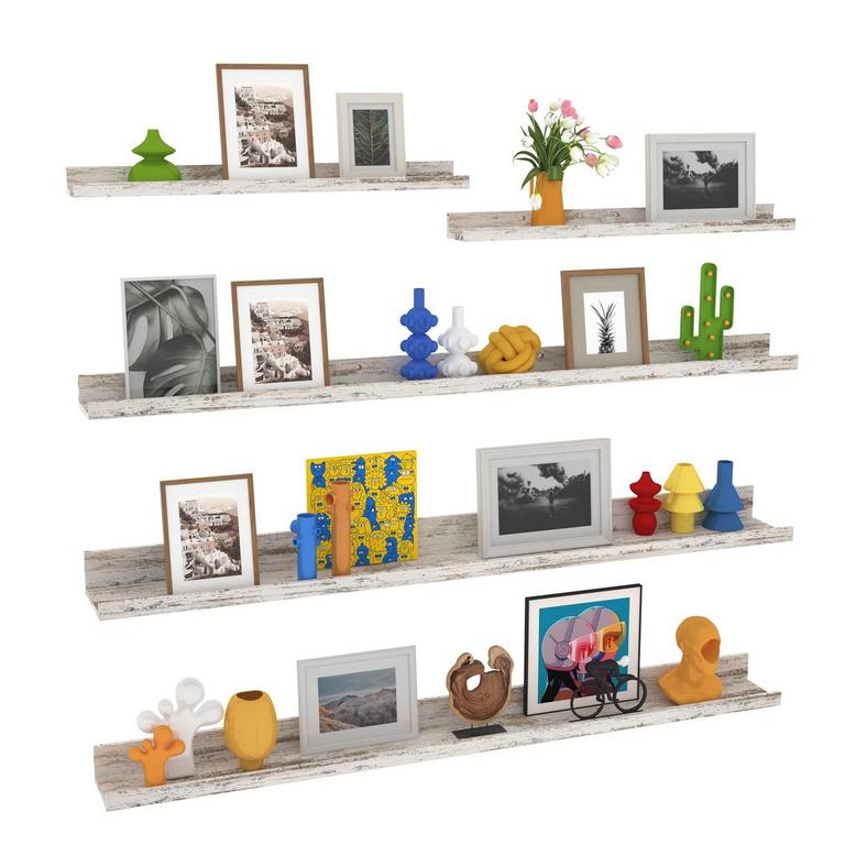 LYEASW 47IN FLOATING SHELF SET 5PCS
