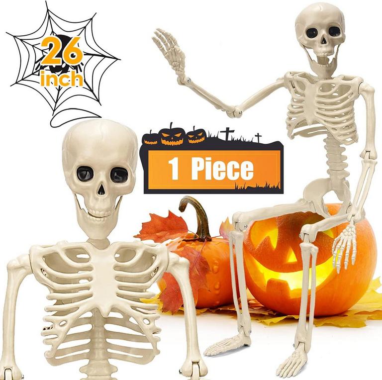HAPPIWIZ FULL BODY SKELETON DECOR