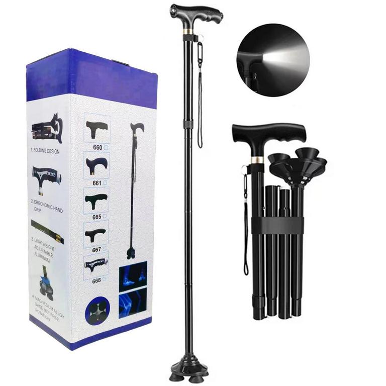 MOONSUN FOLDING CANE T-HANDLE