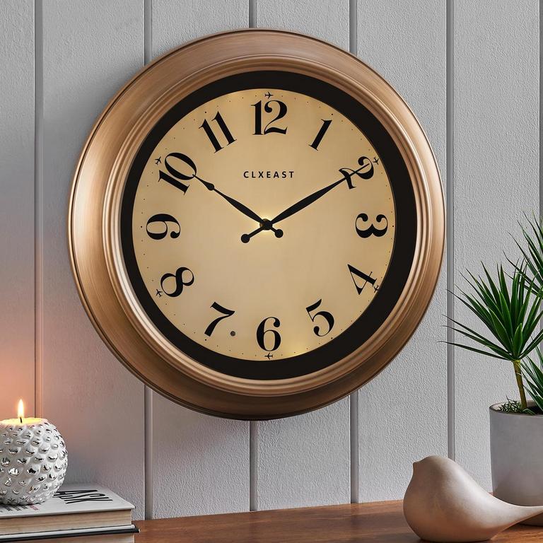 CLXEAST 18IN WALL CLOCK