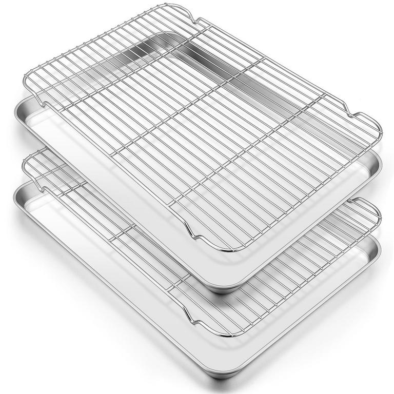 VESTEEL XL BAKING SHEETS & RACKS 4PC