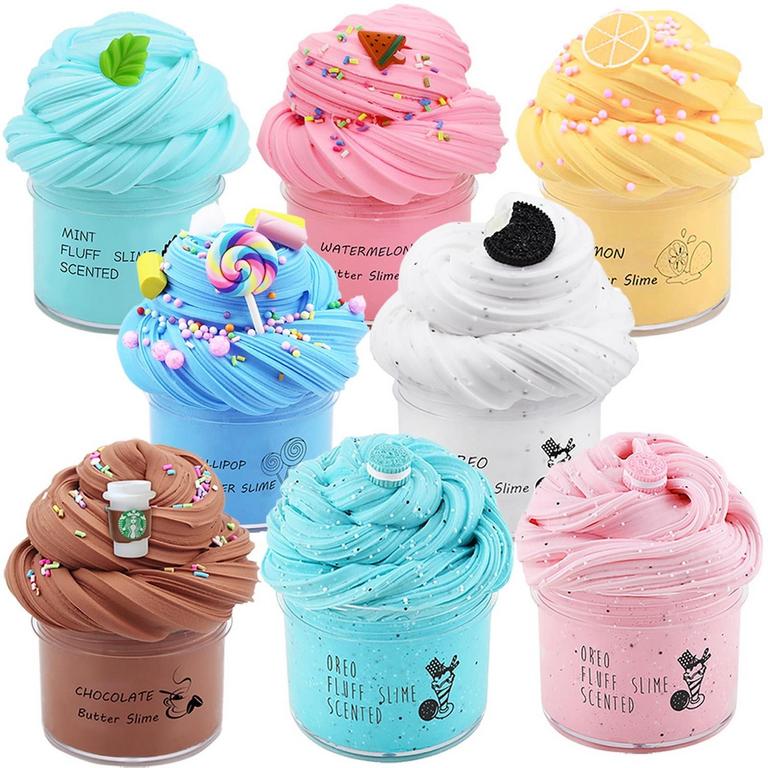 EASYCITY BUTTER SLIME KIT 8CT