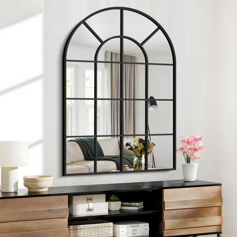 GLASHOM 40IN X 30IN ARCH MIRROR