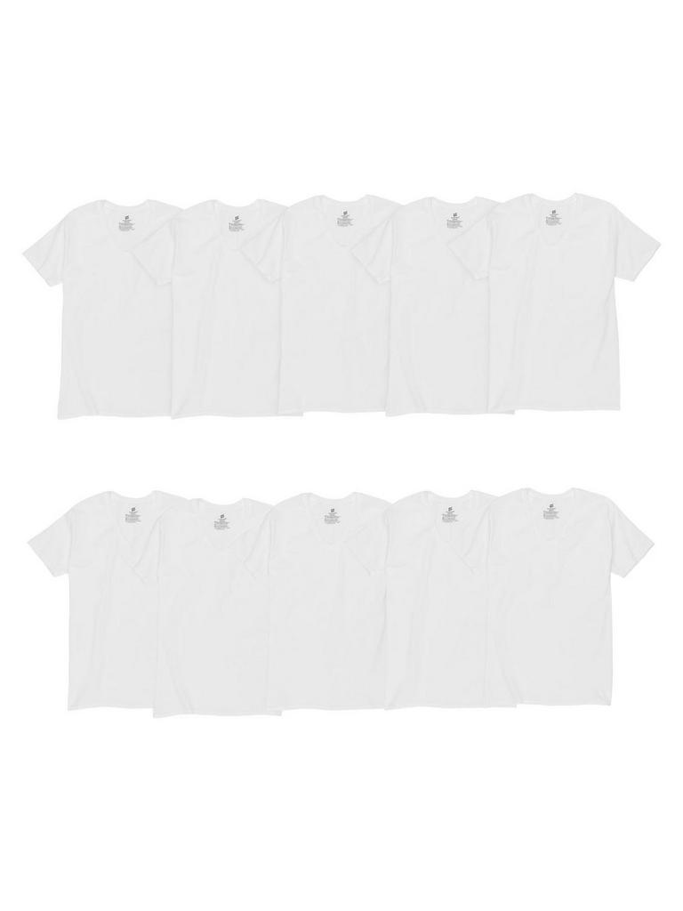 10PK M V-NECK UNDERSHIRTS