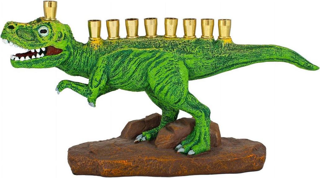 ZION JUDAICA DINO MENORAH