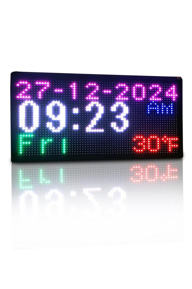 FTELEDLIGHT 19IN LED CLOCK