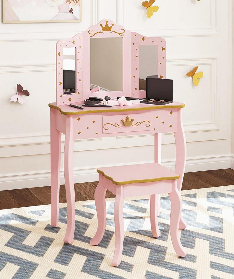 UTEX KIDS VANITY SET PINK