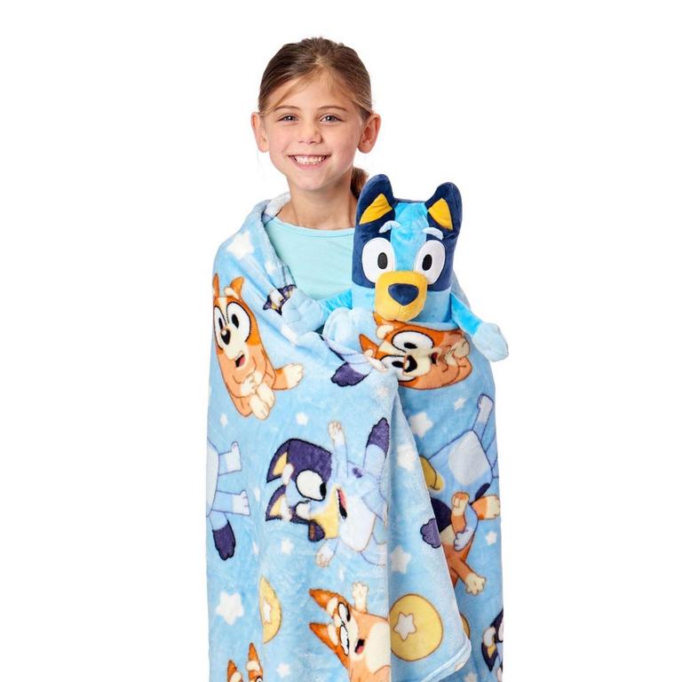 BLUEY PLUSH HUGGER & THROW BLANKET SET