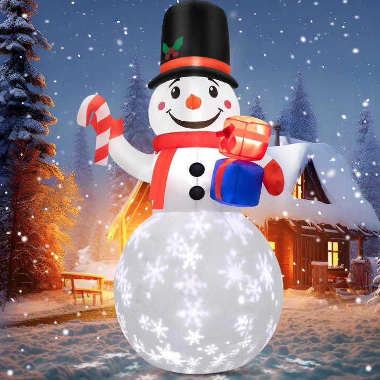 IZNEN 5FT CHRISTMAS SNOWMAN INFLATABLE