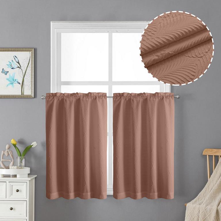 36IN EMBOSSED CURTAINS