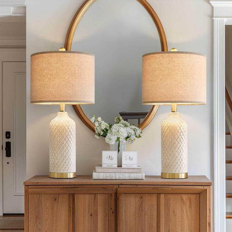 ONEACH TABLE LAMPS 2PK 24.25IN