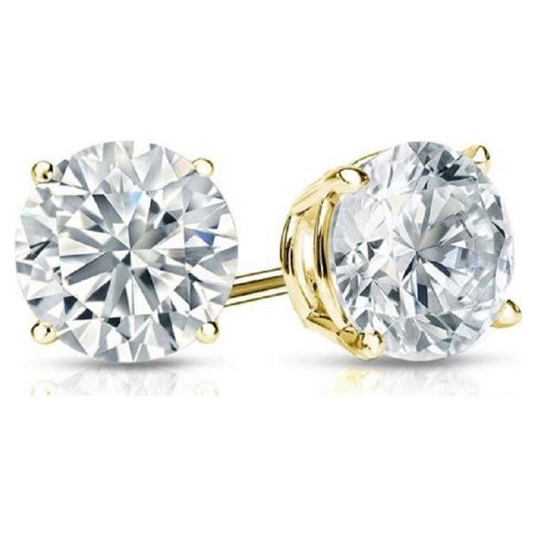 ALMASUNX 1CT DIAMOND STUDS