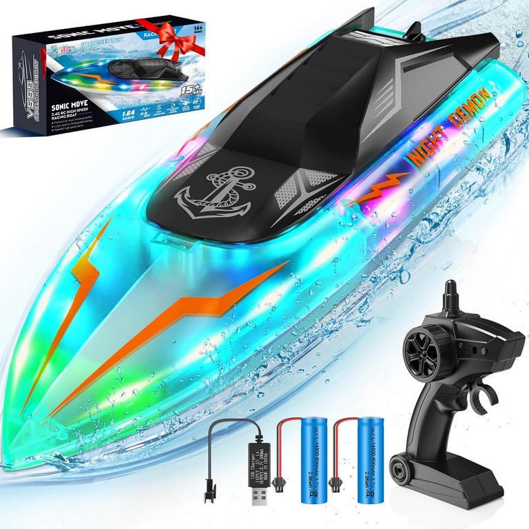 YEXMAS RC BOAT 15MPH GREEN