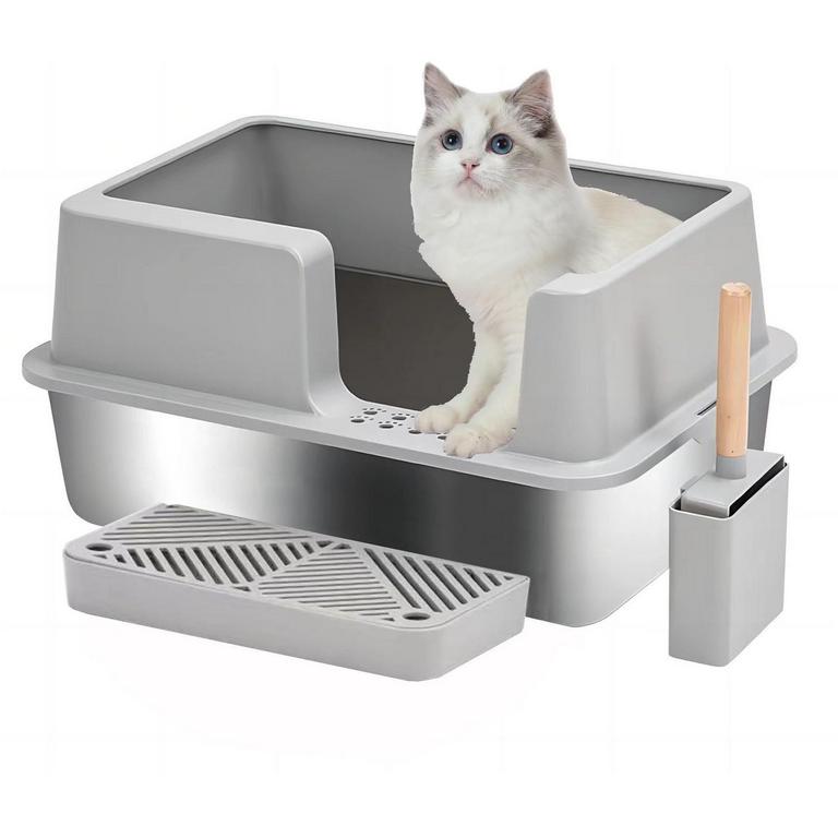 KUNWU ADVANCED XL CAT LITTER BOX SET 
