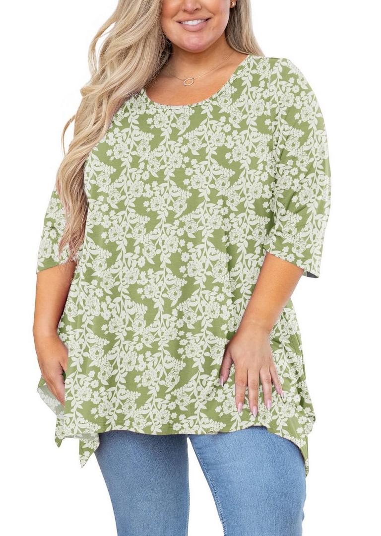 SHOWMALL WOMENS PLUS SIZE 4X SHIRT