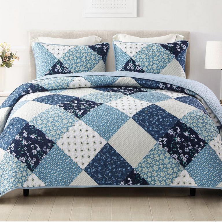 EXCLUSIVO MEZCLA KING QUILT SET 3PC
