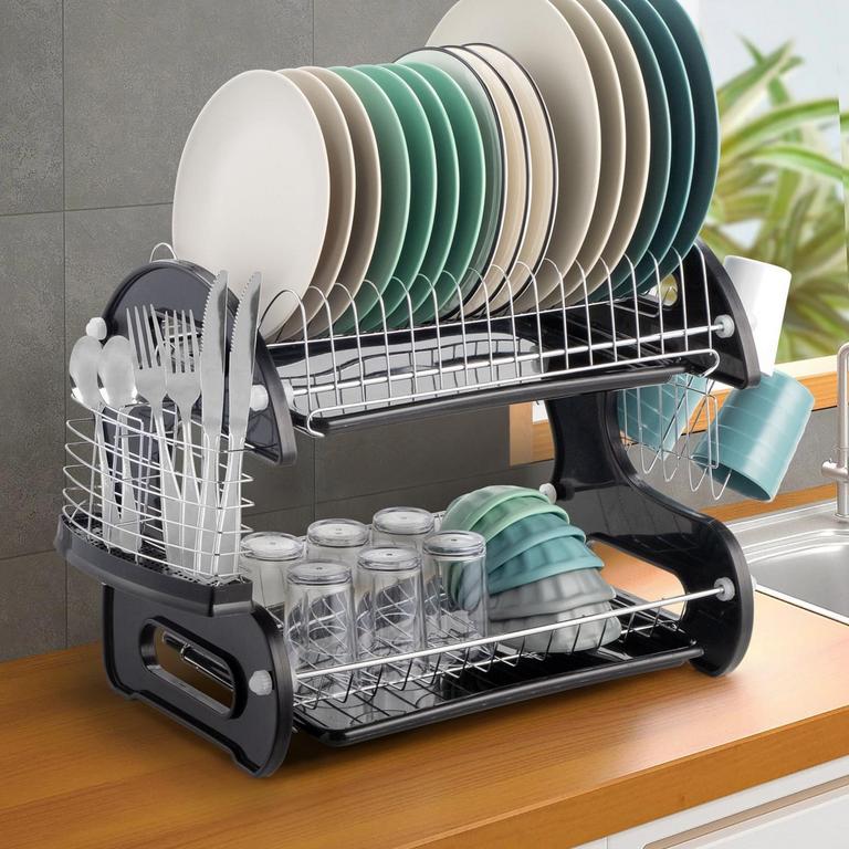 KTAXON 2-TIER DISH DRAINER