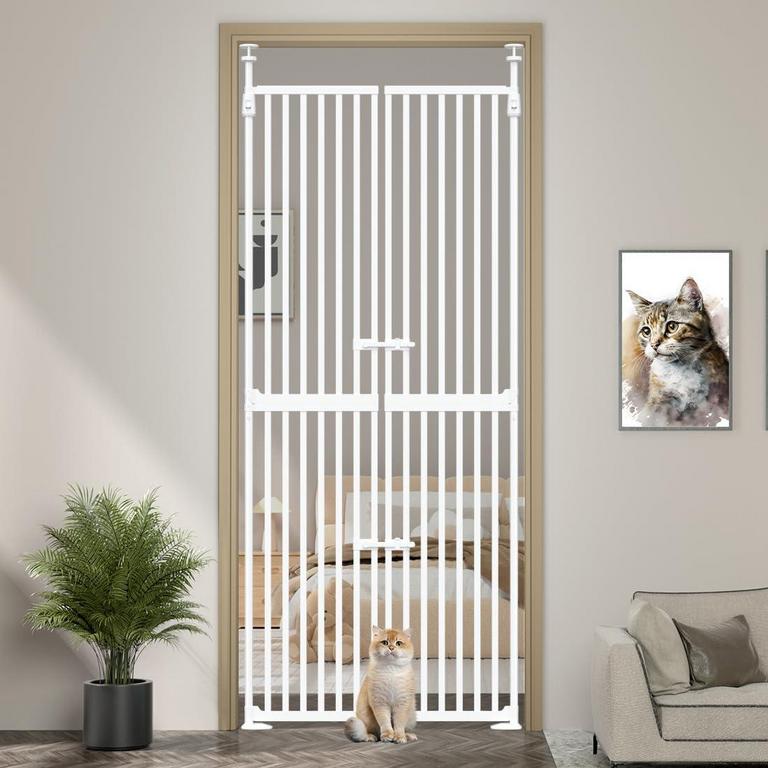 THEYFIRST 71IN H X 33.5-36IN W CAT GATE