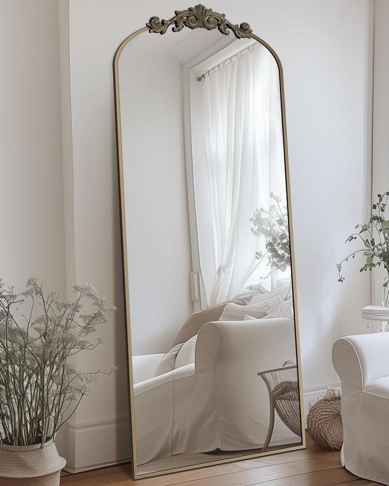 ANTOK 58IN X 18IN ARCHED MIRROR