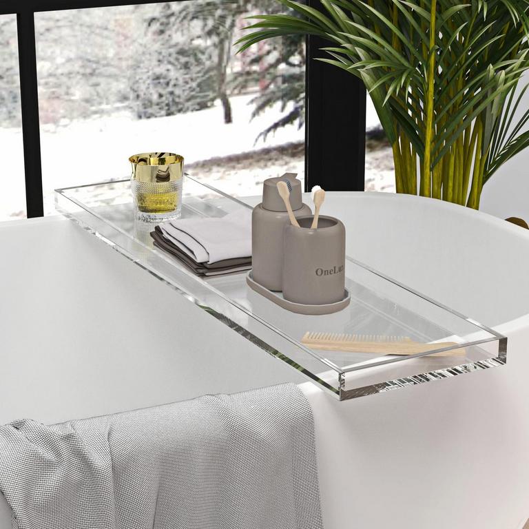 ONELUX ACRYLIC TOWEL TRAY