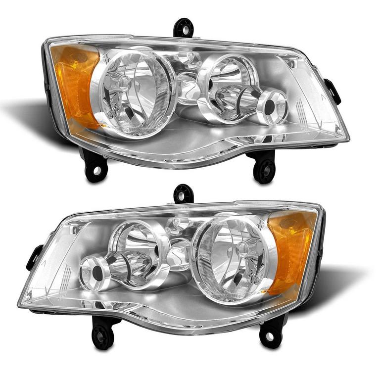 ADCARLIGHTS HEADLIGHTS A-CHROME SET