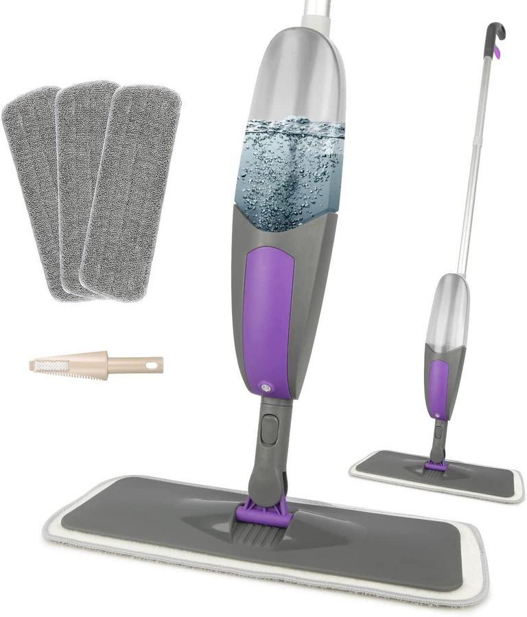 BCOOSS DUST MOP WITH SPRAY