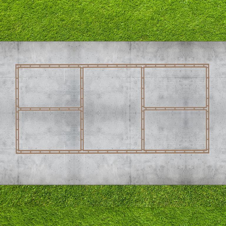 LRICREEK PICKLEBALL COURT MARKING KIT 44FT
