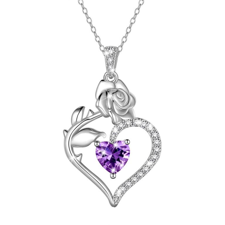 STERLING SILVER HEART NECKLACE