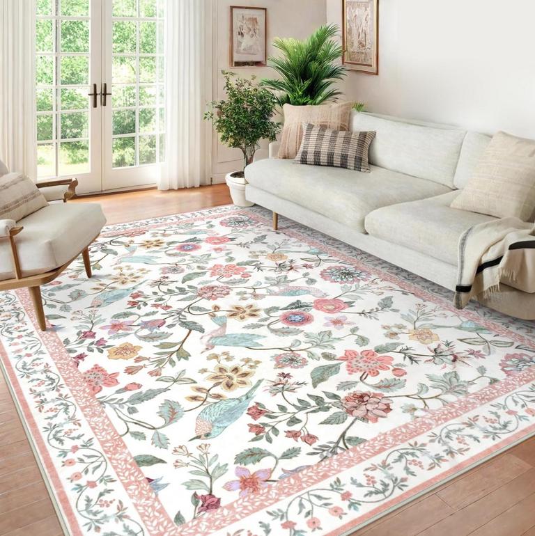 RUGALIA FLORAL AREA RUG 8FT X 10FT