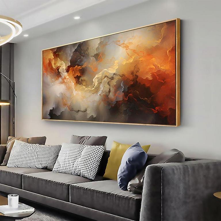 VHMING ABSTRACT WALL ART 24IN X 48IN